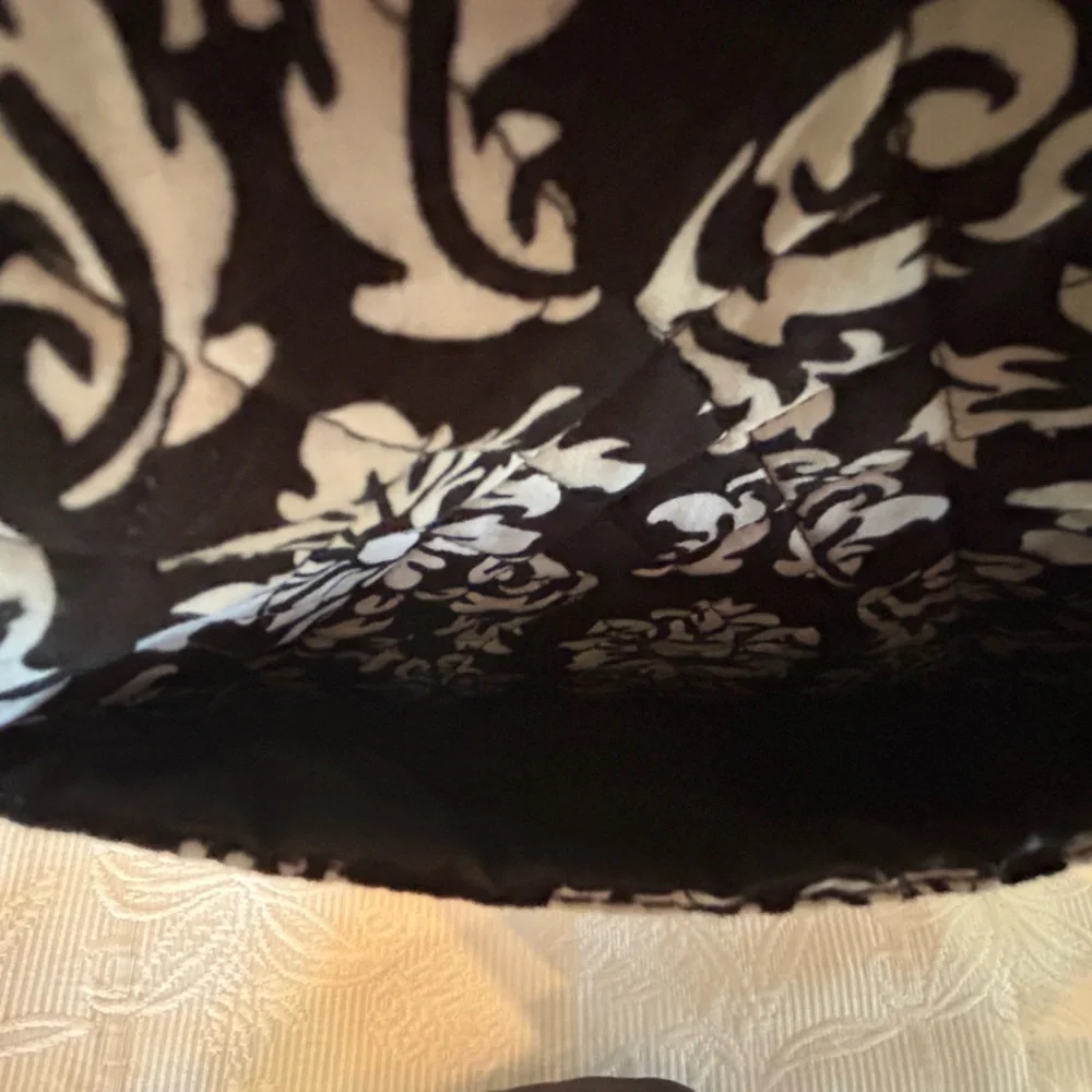 Black and White Patterned Crossbody Bag